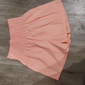 Smocked Shorts Salmon Color Women's Size Small - NWOT